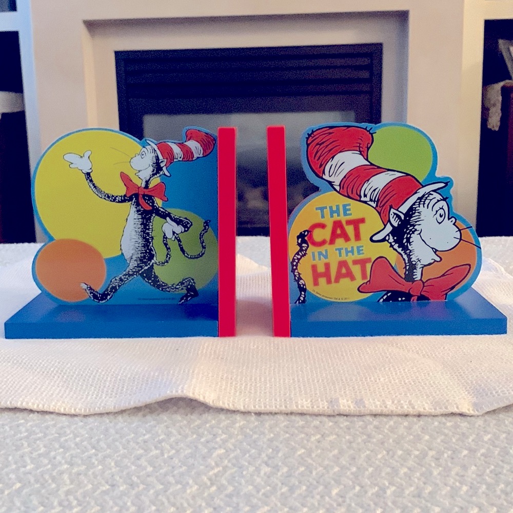 Cat In The Hat Bookends Mint Condition